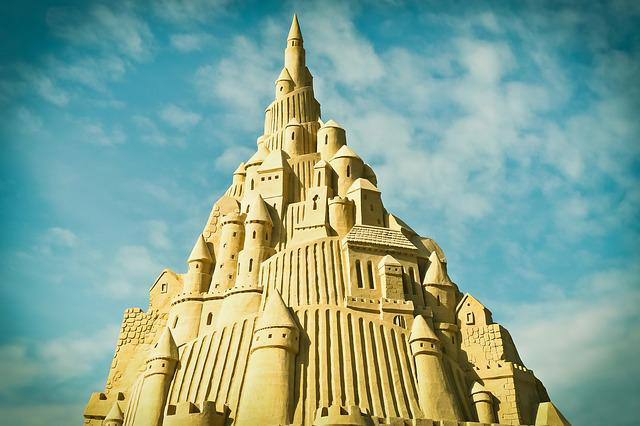 Gorgeous Sand Castle reaching for the sky